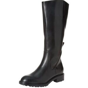 Women's Knee-High Riding Boots Low Block Heel Round Toe Casual Boots NEW Size 9